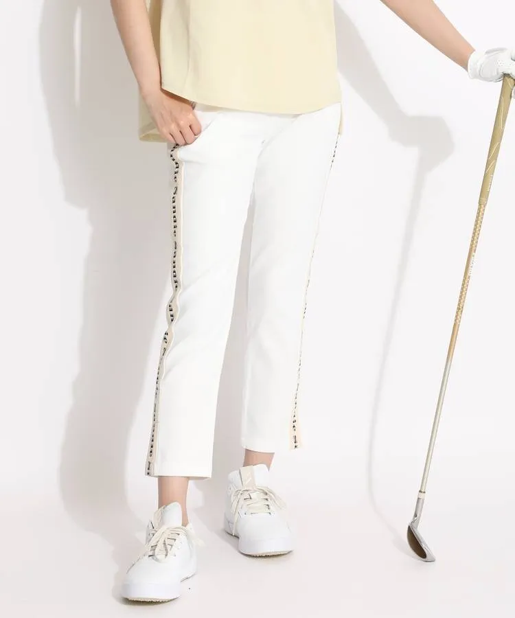 コリアグランドセール ホワイト Resurrecta ゴルフパンツ GOLF XS（RM)【LUXE/R レディースウェア