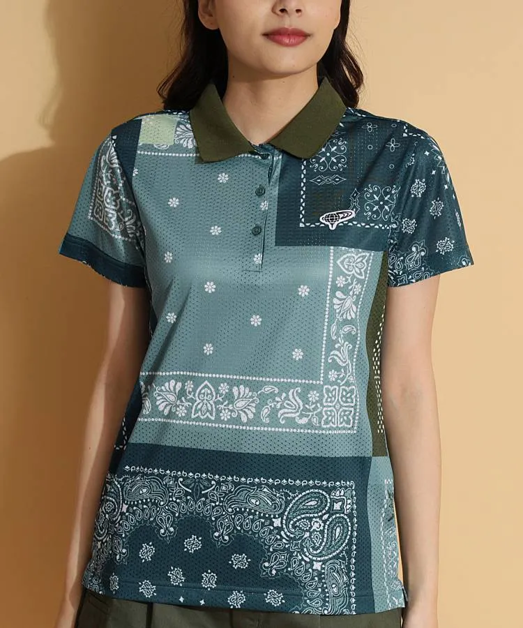 BEAMS GOLF バンダナ柄ポロシャツ M 値下げ不可 BEAMS GOLF バンダナ柄ポロシャツ M 値下げ不可 BEAMS GOLF