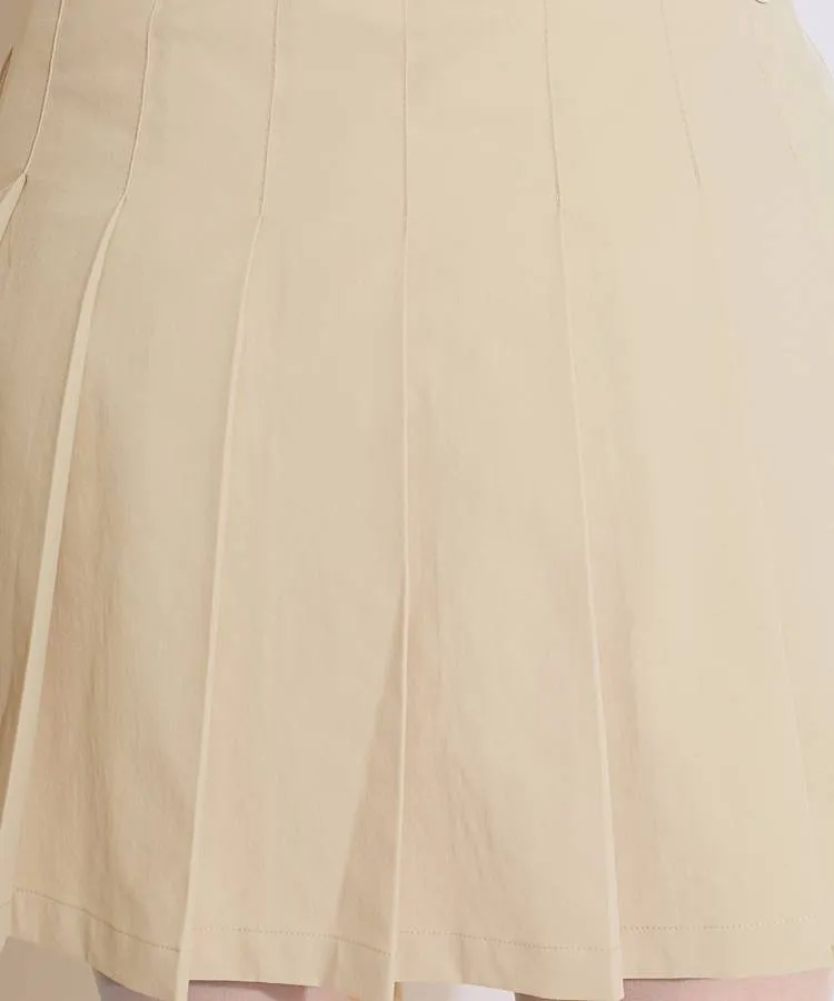 ニューエラ NE 【紺野ゆりコラボ】一体型ペチパンツ付プリーツスカート