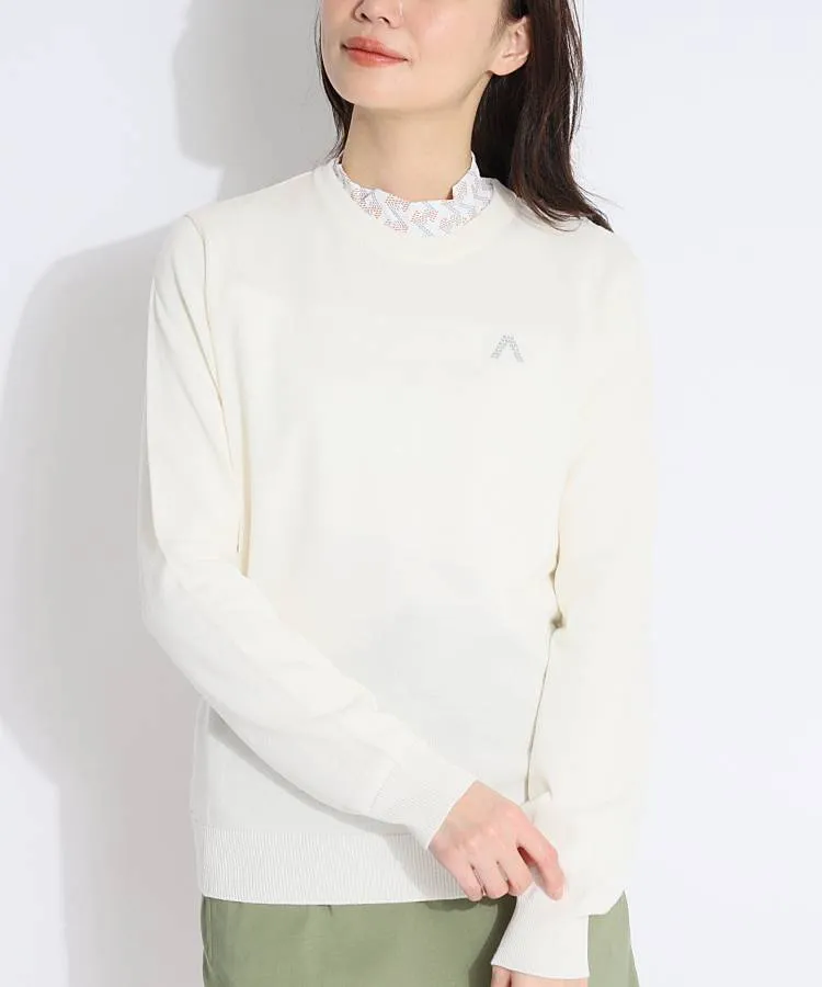 レザレクション RR 衿袖柄切替モックネック長袖カットソー