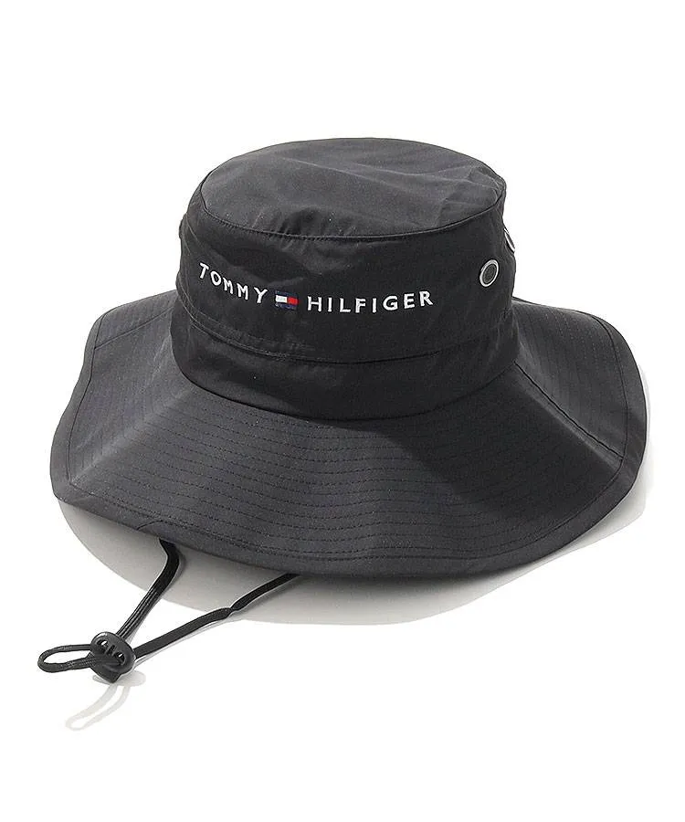 トミーヒルフィガーゴルフ TH ケープ付きつば広ハット レディース