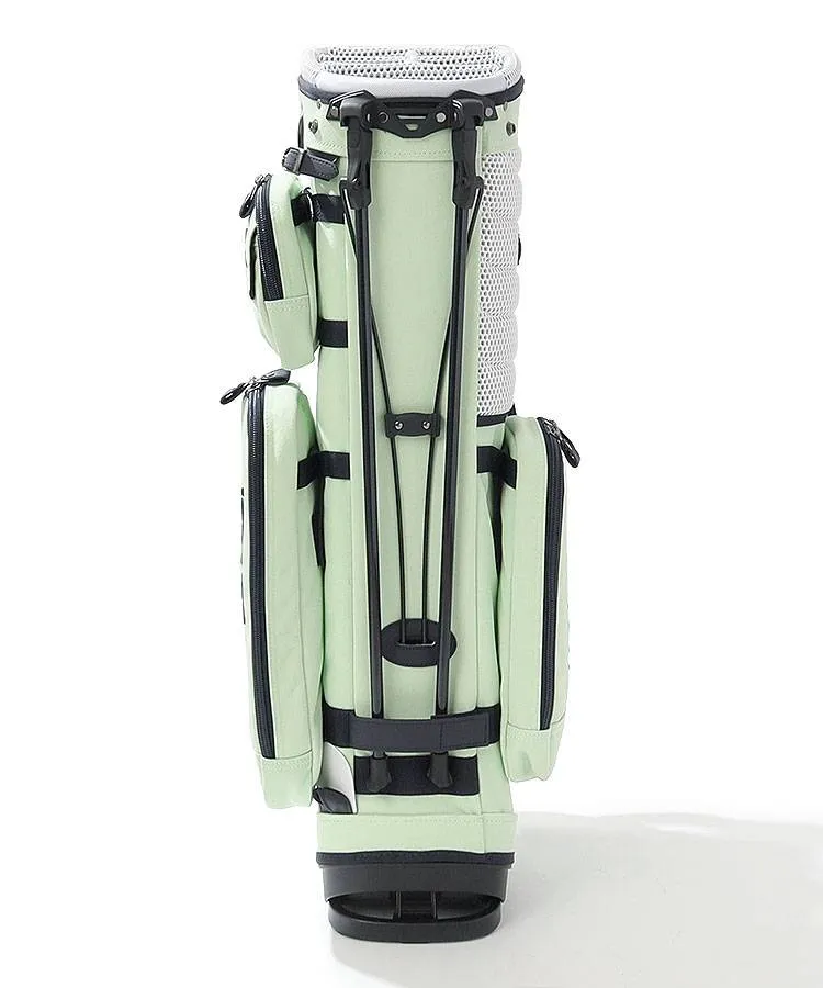 パーリーゲイツ PG ロゴ刺繍キャンバス地スタンドキャディバッグ