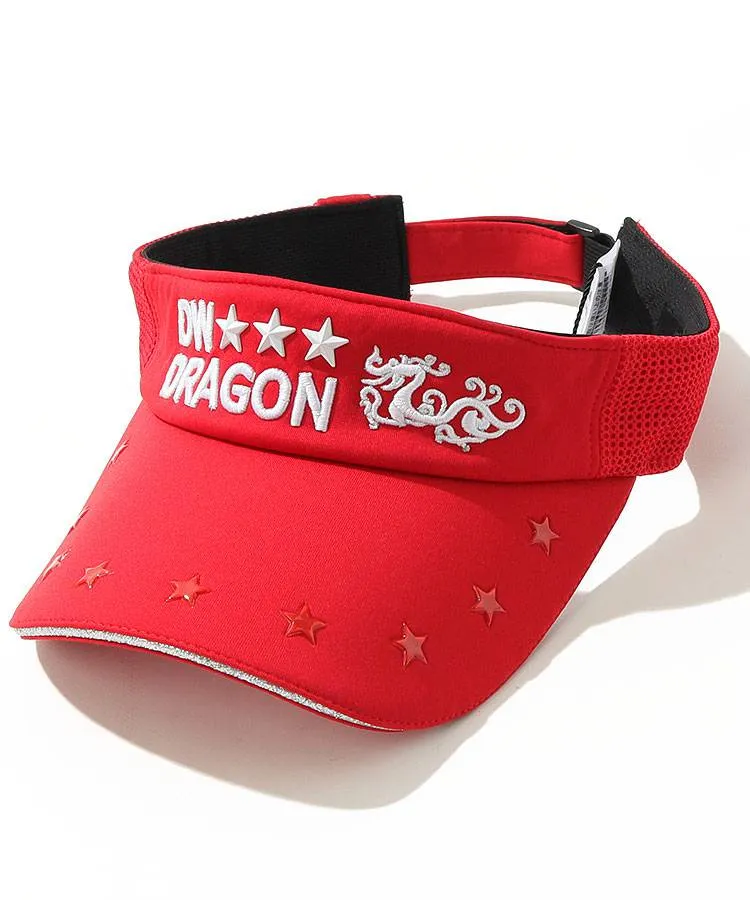 ダンスウィズドラゴン DD スターロゴ涼感サンバイザー レディース