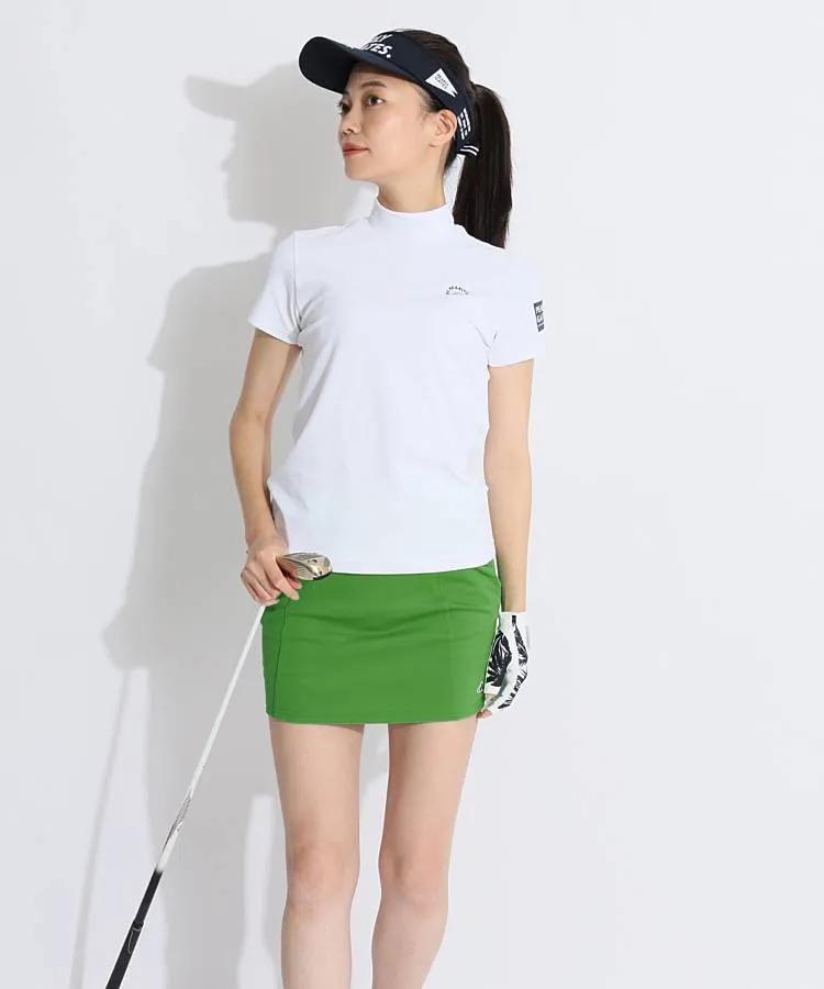 美品】パーリーゲイツ モックネック 半袖 Tシャツ ゴルフ