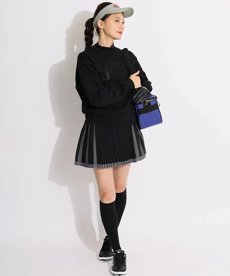アディダスゴルフ AG 一体型ぺチパンツ付きバイカラーニット