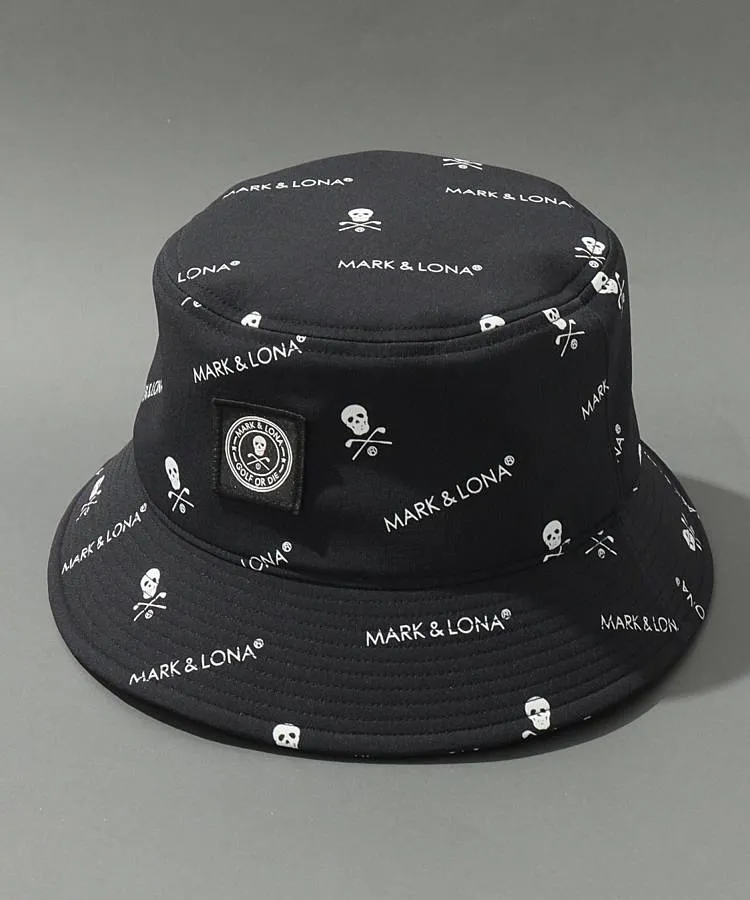 新品 MARK&LONA TL-Zig Zag スカル 総柄 バケットハット 新品 MARK&LONA TL-Zig Zag スカル 総柄 バケットハット 帽子