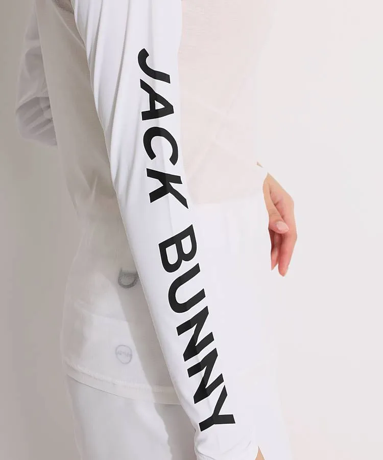 ジャックバニー JB 袖ロゴメッシュ切り替えインナー レディース