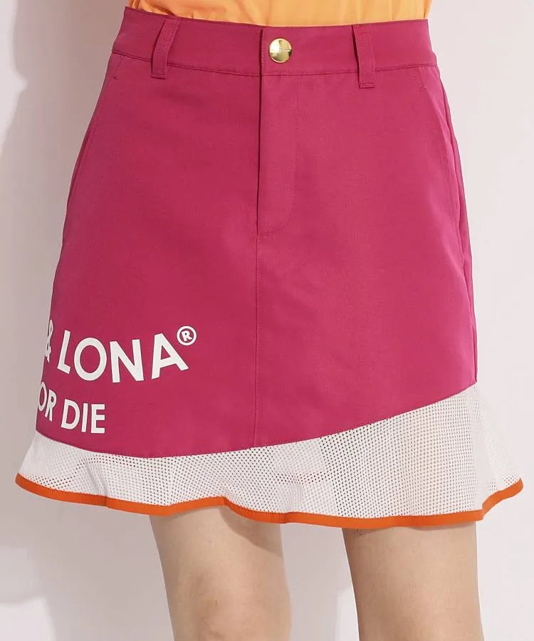 MARK & LONA ピンク ゴルフスカート 40 MARK & LONA ピンク ゴルフスカート 40