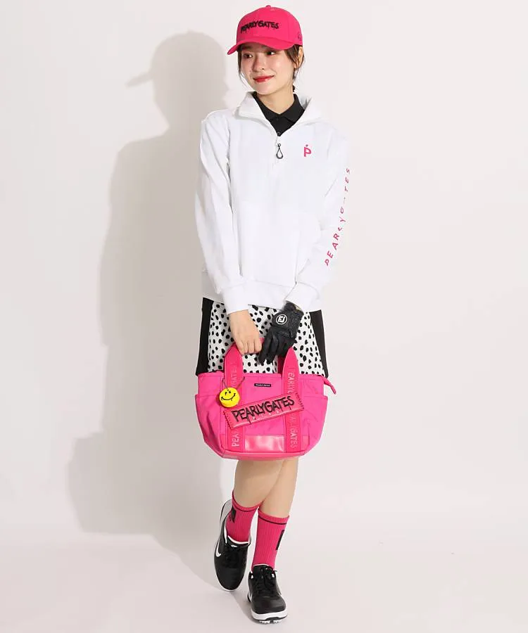 パーリーゲイツ PG ペイントロゴ刺繍キャップ レディースゴルフウェア