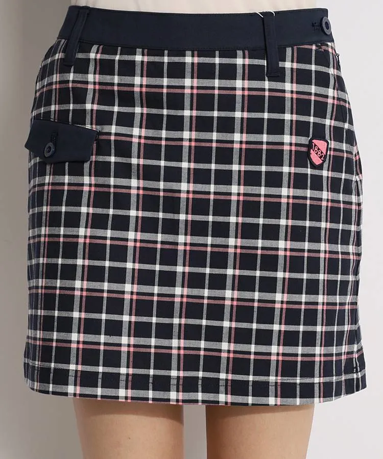 ルコックスポルティフ ゴルフ LQ チェック柄ストレッチスカート