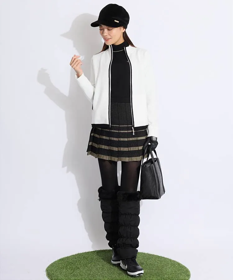 セントアンドリュース SA ラメラインタートルネックニット レディース