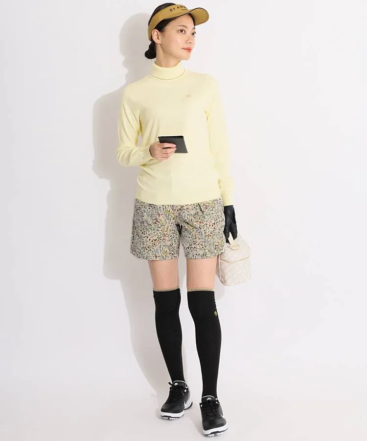 セントアンドリュース SA ラメラインタートルネックニット レディース