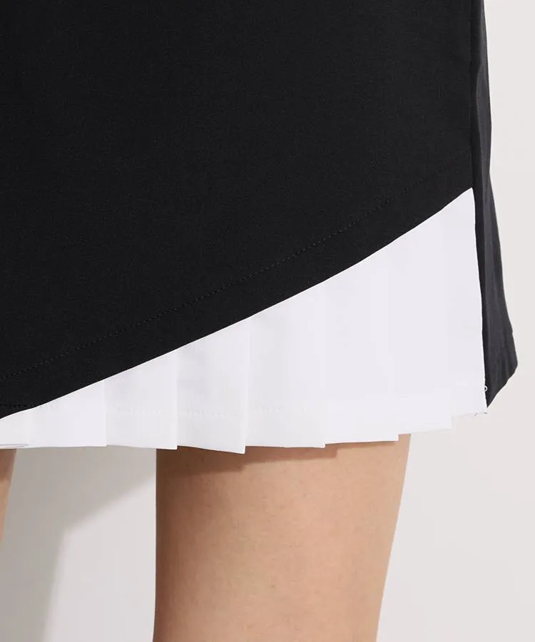 ニューバランスゴルフ NB バイカラーアシメプリーツスカート