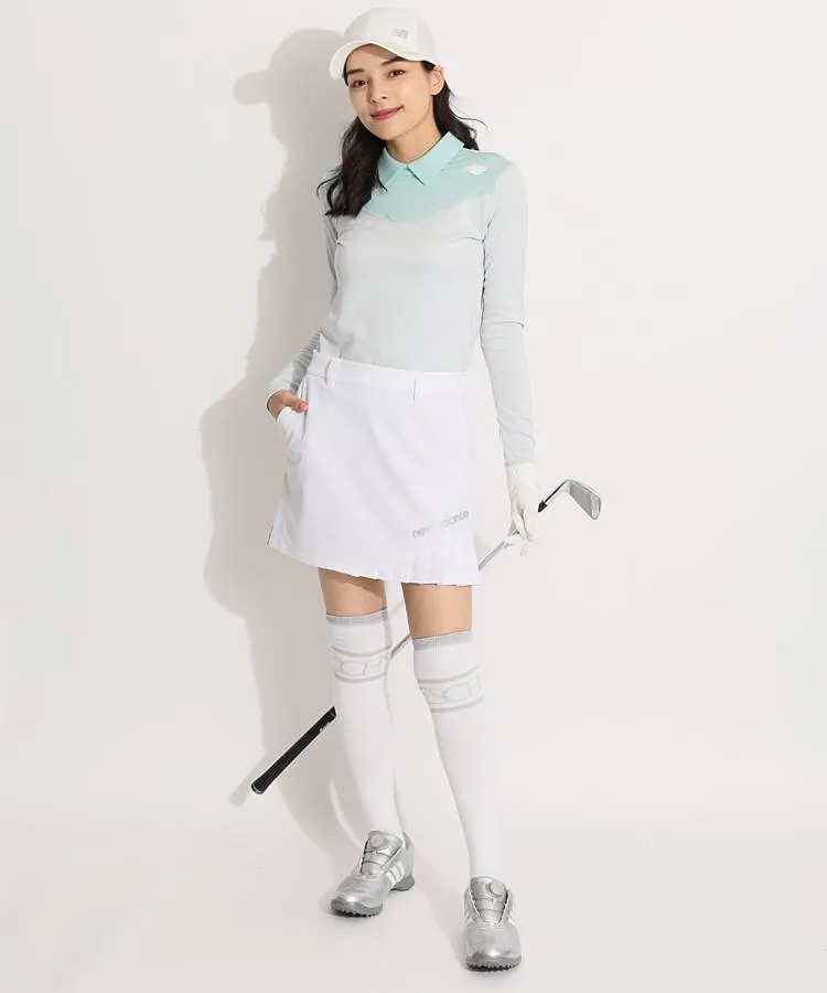 ニューバランスゴルフ NB バイカラーアシメプリーツスカート