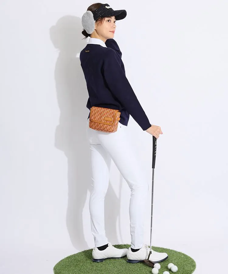 レザレクション レディースゴルフウェア オレンジ サイズM ② 【公式通販】