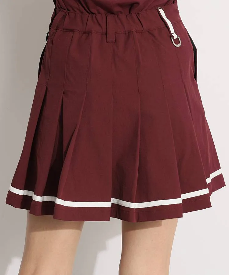 ニューエラ NE 一体型ペチパンツ裾ラインプリーツスカート 