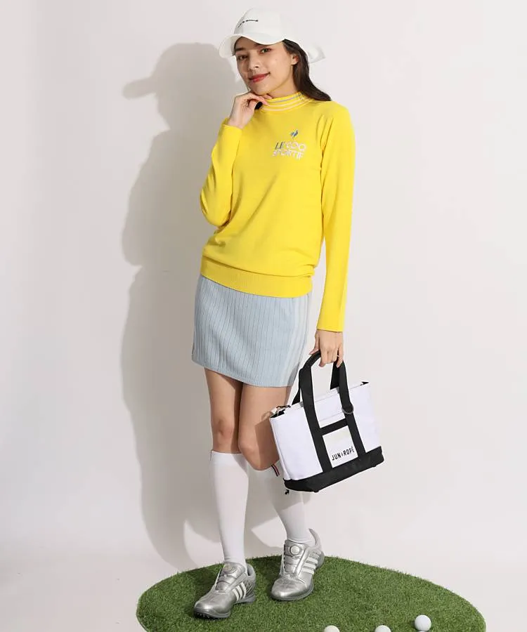 アディダスゴルフ AG 一体型ぺチパンツ付スリーストライプスニット