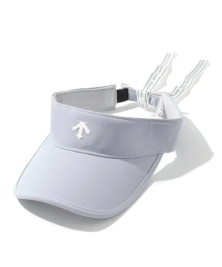 デサントレディースサンバイザ リボン付き 新品」デサントゴルフ