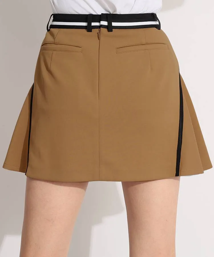 ランバン スポール LV UV吸汗ナナメ切替ラインフレアスカート