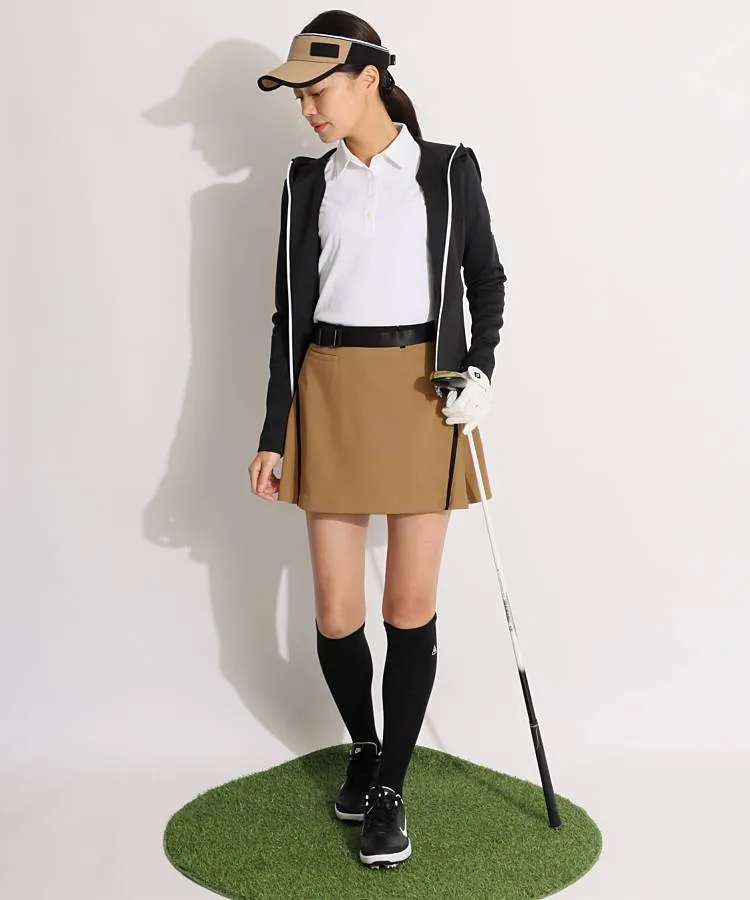 ランバン スポール LV UV吸汗ナナメ切替ラインフレアスカート