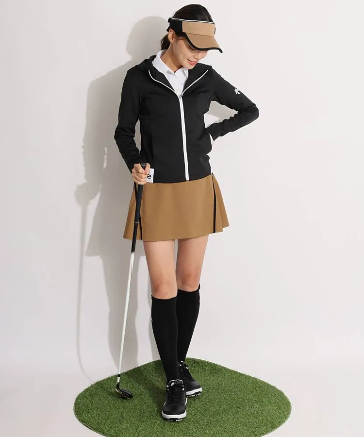 ランバン スポール LV UV吸汗ナナメ切替ラインフレアスカート