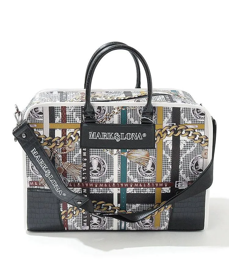 マーク＆ロナ ML ランダムロゴフーディニットジャケット