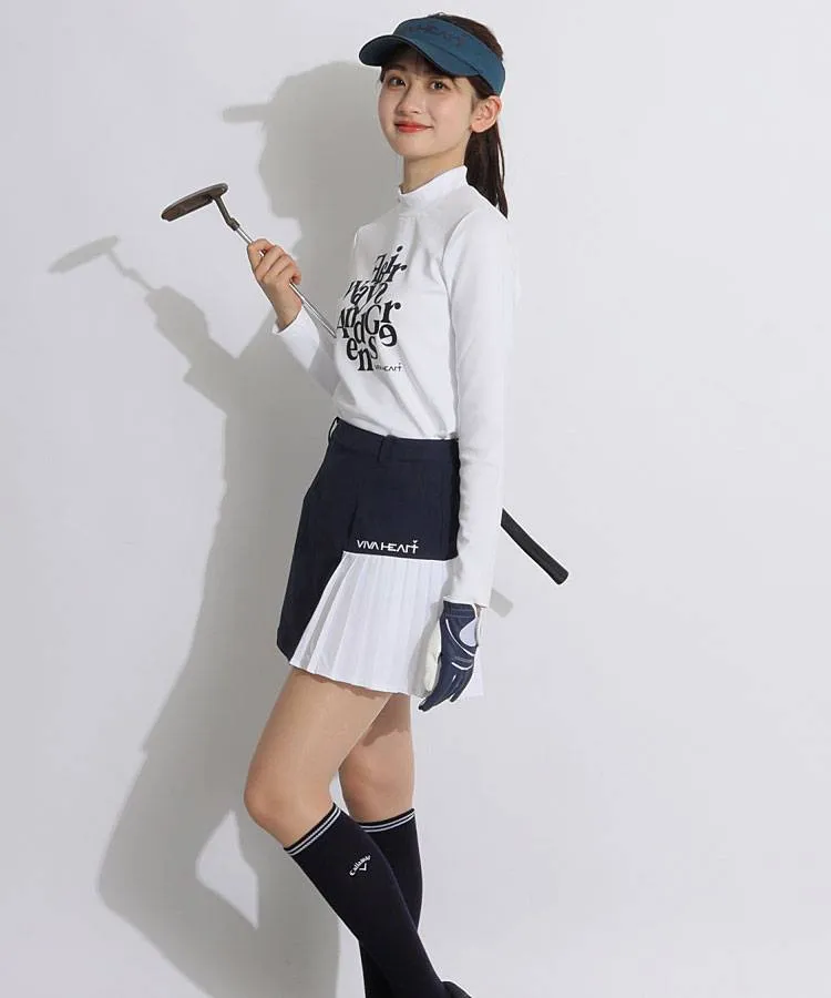 VIVA HEART GOLFオレンジ セーラー襟 セットアップ レディース S