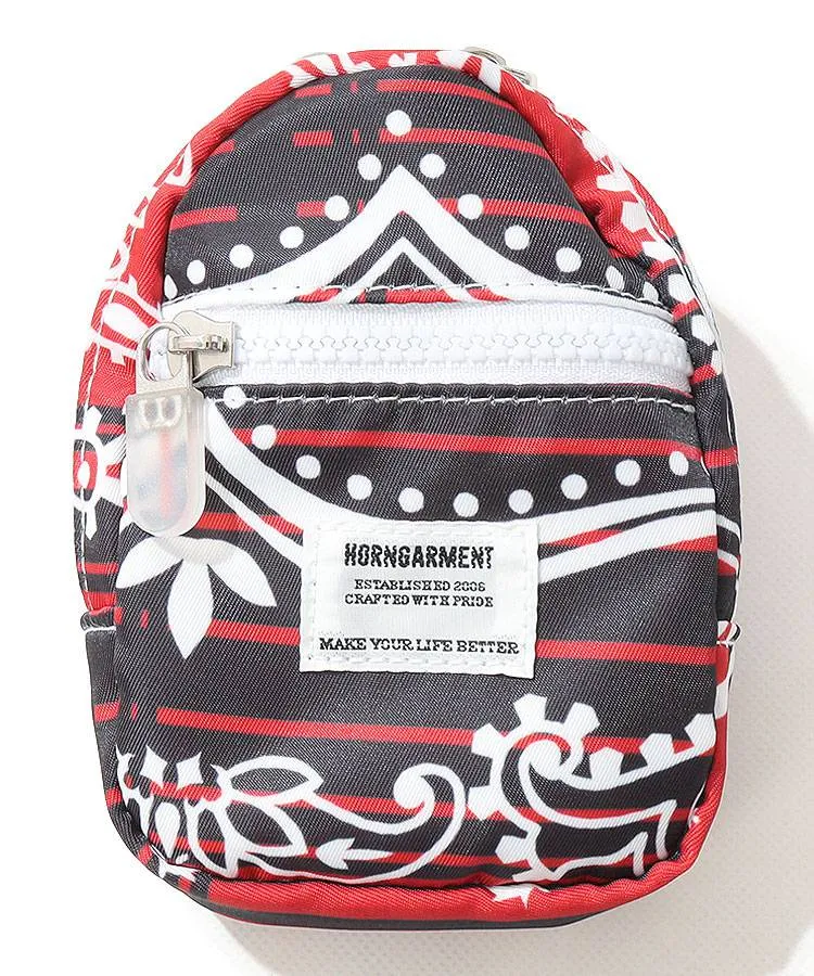 ホーンガーメント HO ペイズリー配色マルチポケットスタンドキャディ