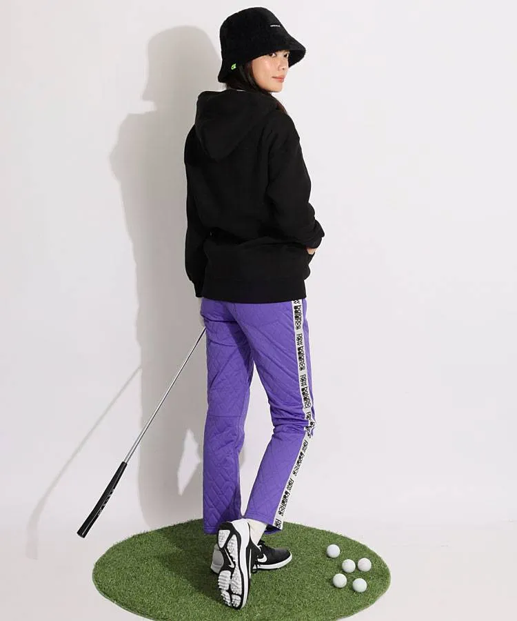 ナノユニバースゴルフの長袖フード付パーカーを使ったスタイリング