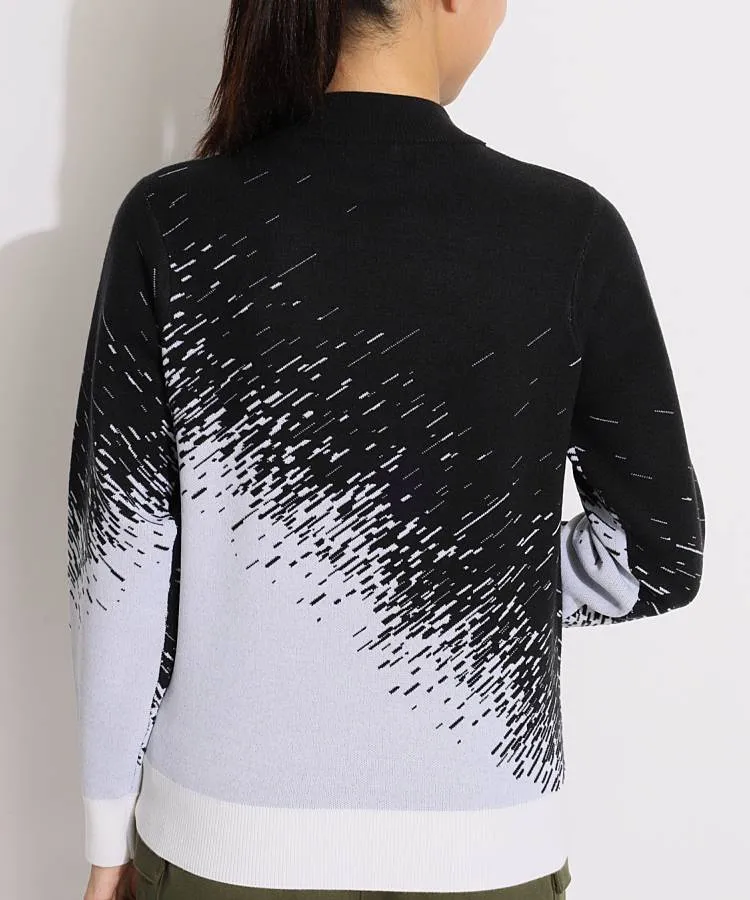 アドミラルゴルフ AM 保温ジャカードスタートレイルモックネック