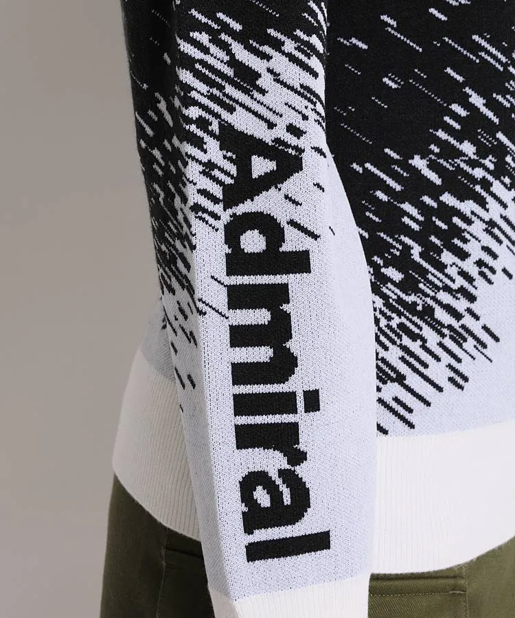 アドミラルゴルフ AM 保温ジャカードスタートレイルモックネック