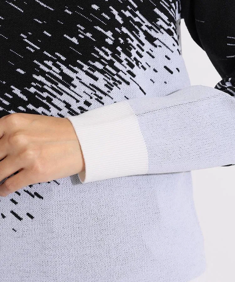 アドミラルゴルフ AM 保温ジャカードスタートレイルモックネック