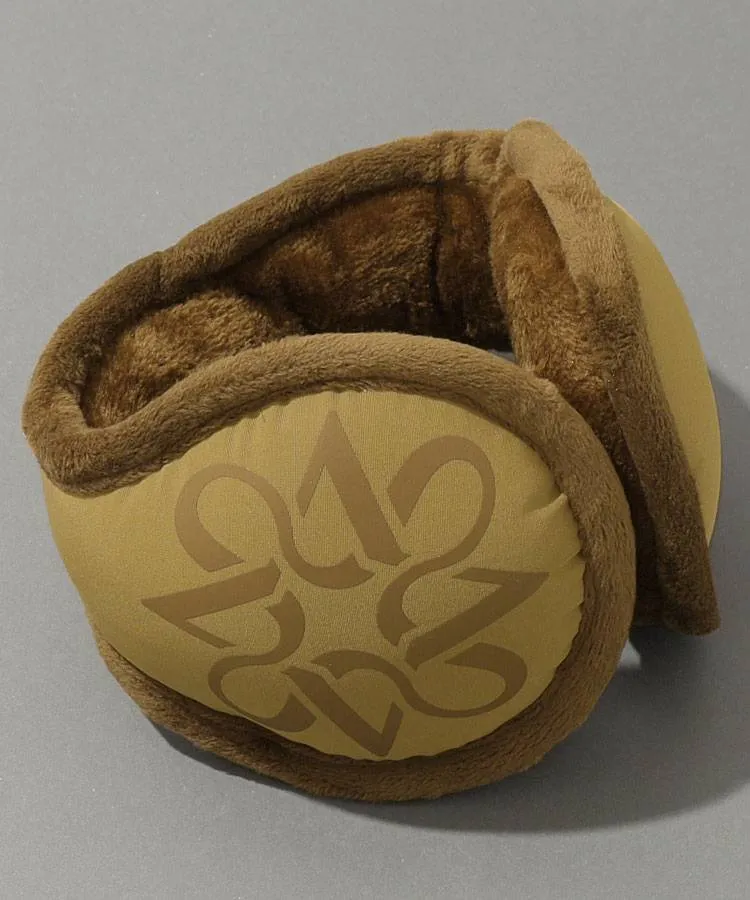 ロゴプリントタフタイヤーマフ