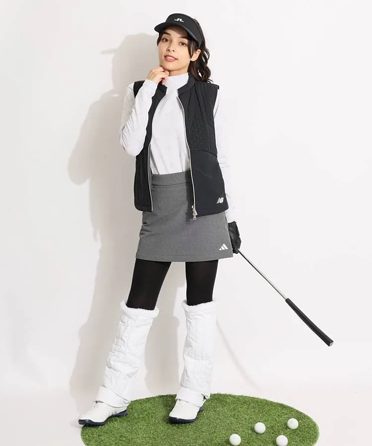 アディダスゴルフの長袖ニットを使ったスタイリング・コーディネート