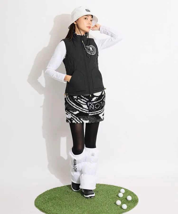 COMONGOLF ゴルフ ラップ風デザイン ミニスカート レディース