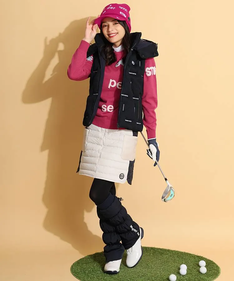 パーリーゲイツの秋冬ベストを使ったスタイリング・コーディネート  