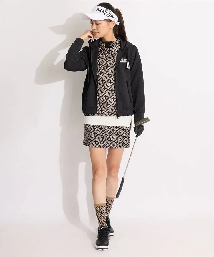 ダンスウィズドラゴン レディース ショートスカート D2-412320 サイズ1 ダンスウィズドラゴン DD モノグラムプリントスカート レディース