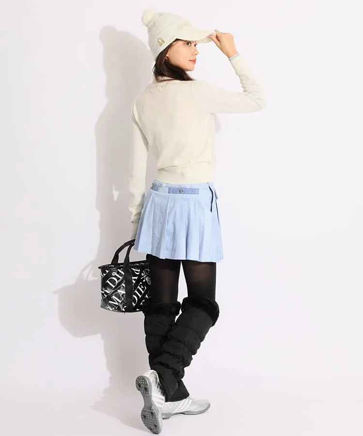 ☆美品☆MARK&LONA スパンコールモックネックニット サイズ 38