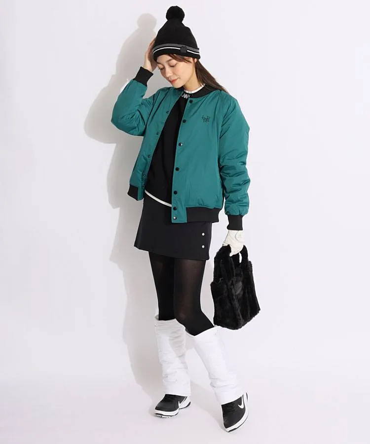 ジャックバニー JB レイヤード風モックネックニット レディース