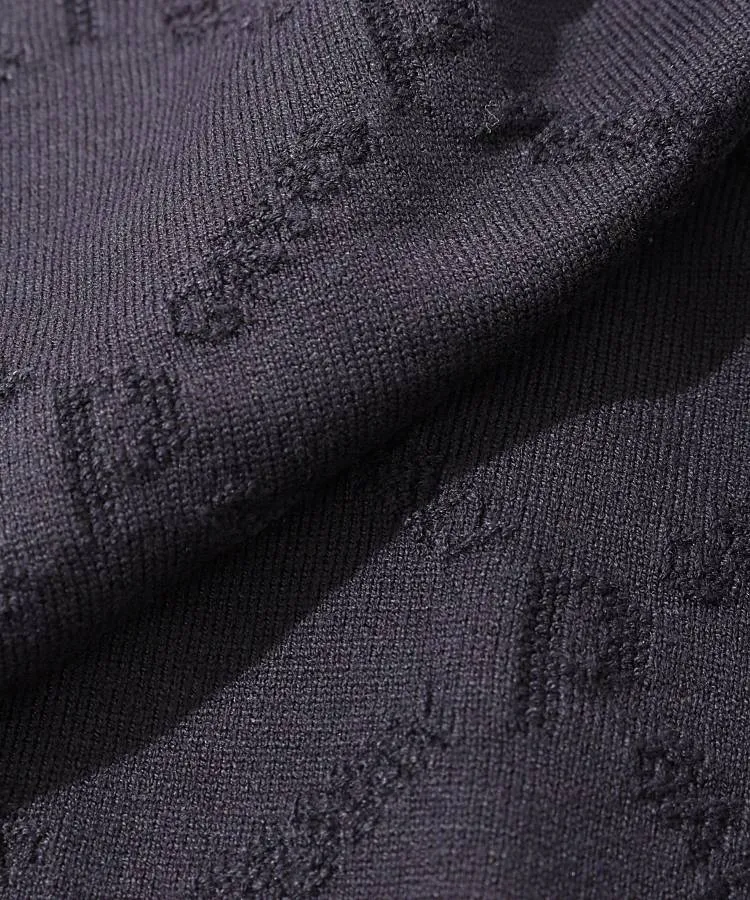 パーリーゲイツ PG ダイヤロゴ柄ハイネックワンピース レディース