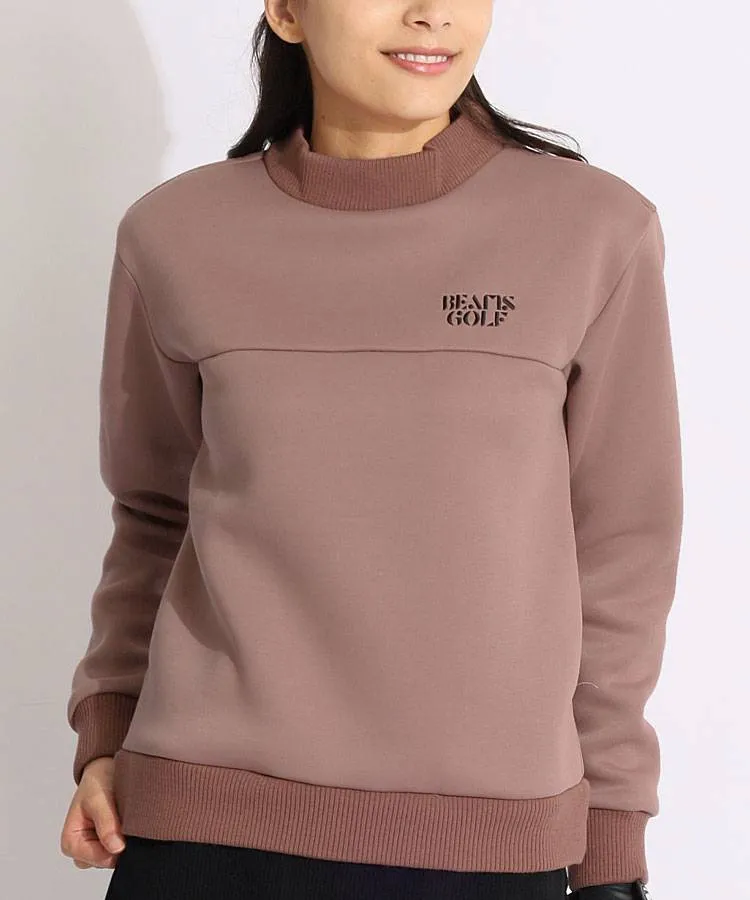 【ビームスゴルフ】人気袖ロゴ×ダンボールニット 長袖ゴルフプルオーバーパーカーM ビームスゴルフ】人気袖ロゴ×ダンボールニット 長袖ゴルフプル