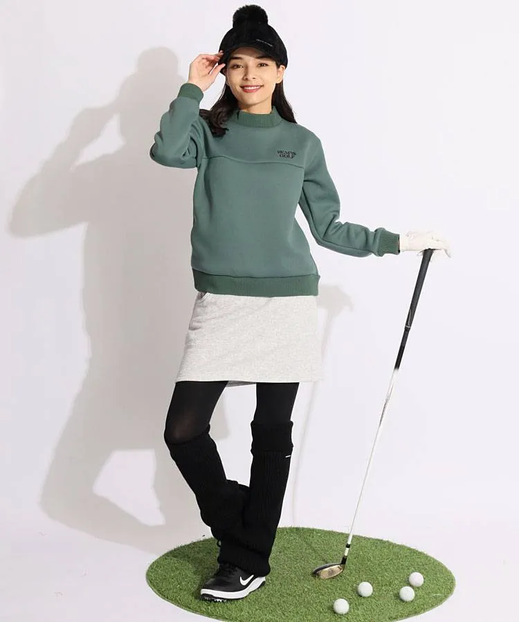 【ビームスゴルフ】2022年秋冬 ボンディング素材 裏起毛長袖ゴルフトレーナーS ゴルフウェア メンズ ゴルフ トレーナー 裏起毛 スウェット