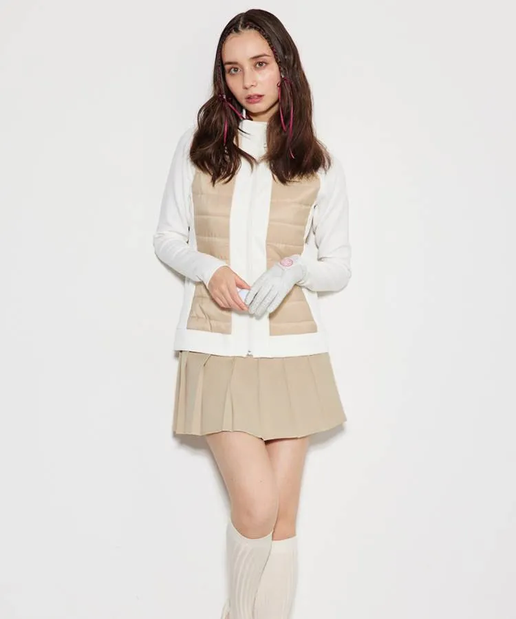 リエンダゴルフ RI 一体型ペチパンツ付きシンプルプリーツスカート
