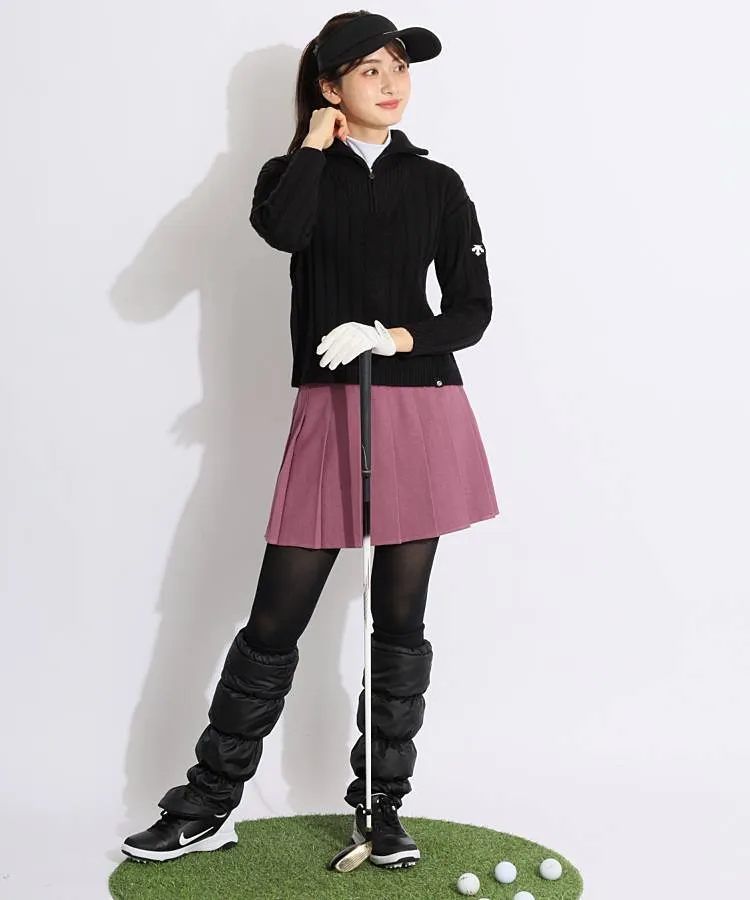 リエンダゴルフ RI 一体型ペチパンツ付きシンプルプリーツスカート