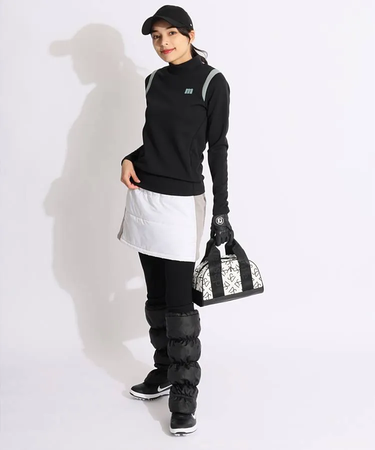 【新品】Munsingwear　モックネック長袖シャツ　ヒートナビゴルフL　蓄熱 新品】Munsingwear モックネック長袖シャツ ヒートナビゴルフLL