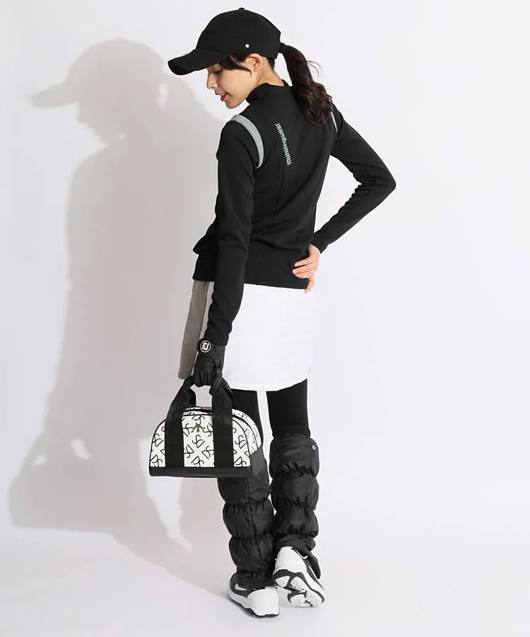 【新品】マンシングウェア　モックネック長袖シャツ　蓄熱保温　М　ヒートナビゴルフ 新品】Munsingwear モックネック長袖シャツ ヒートナビゴルフL 蓄熱