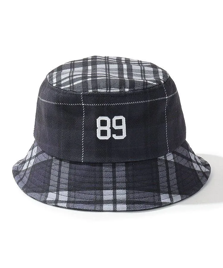 パーリーゲイツ PG マルチチェック柄バケットハット レディース