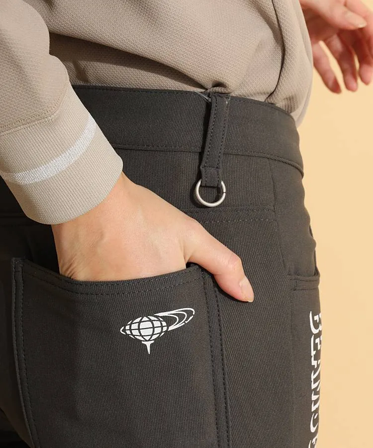 ビームスゴルフ BE 【ストレッチ】サイドロゴ裏起毛スキニーパンツ