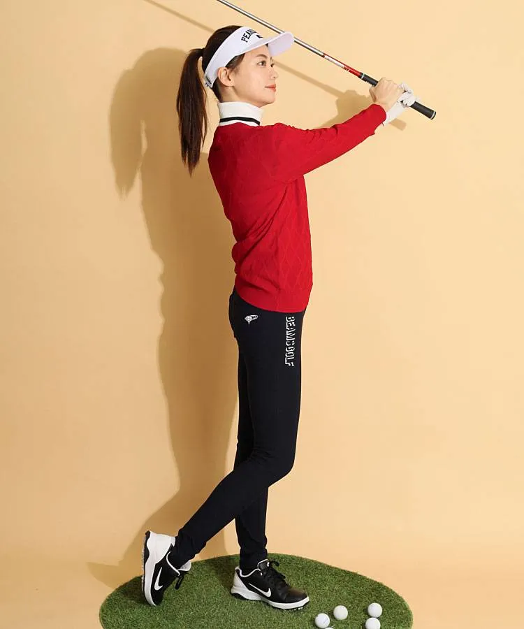 ビームスゴルフ BE 【ストレッチ】サイドロゴ裏起毛スキニーパンツ