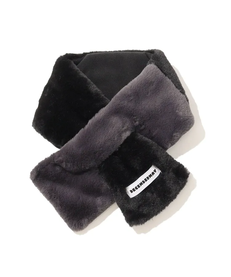 DECEMBERMAY ディセンバーメイ　ネックウォーマー　ゴルフ DECEMBERMAY（ディセンバーメイ）の「Eco fur reversible neck